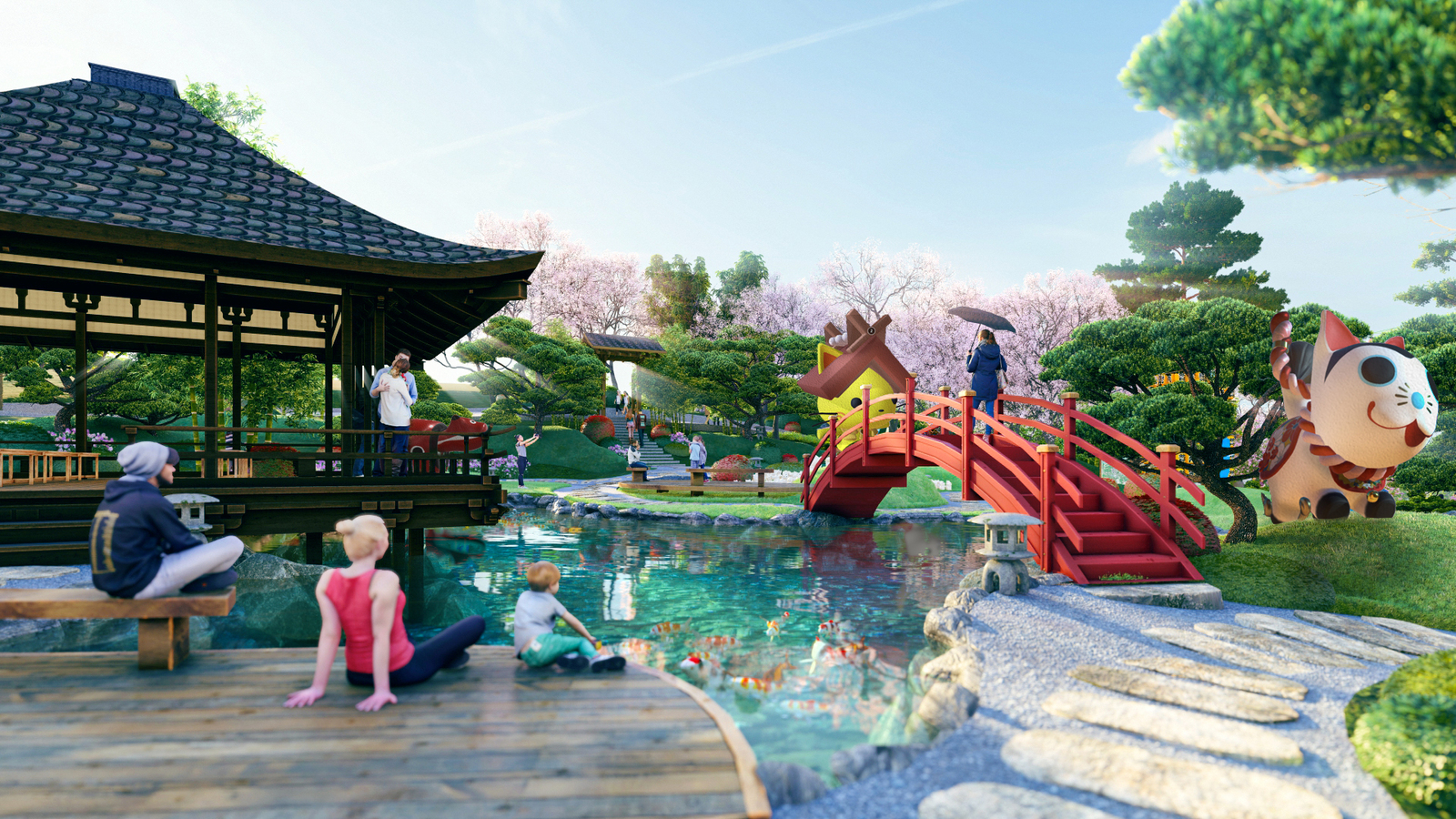 Novaworld Ho Tram - Binh An Morito, Sakura Beach - Landscape Design - 21